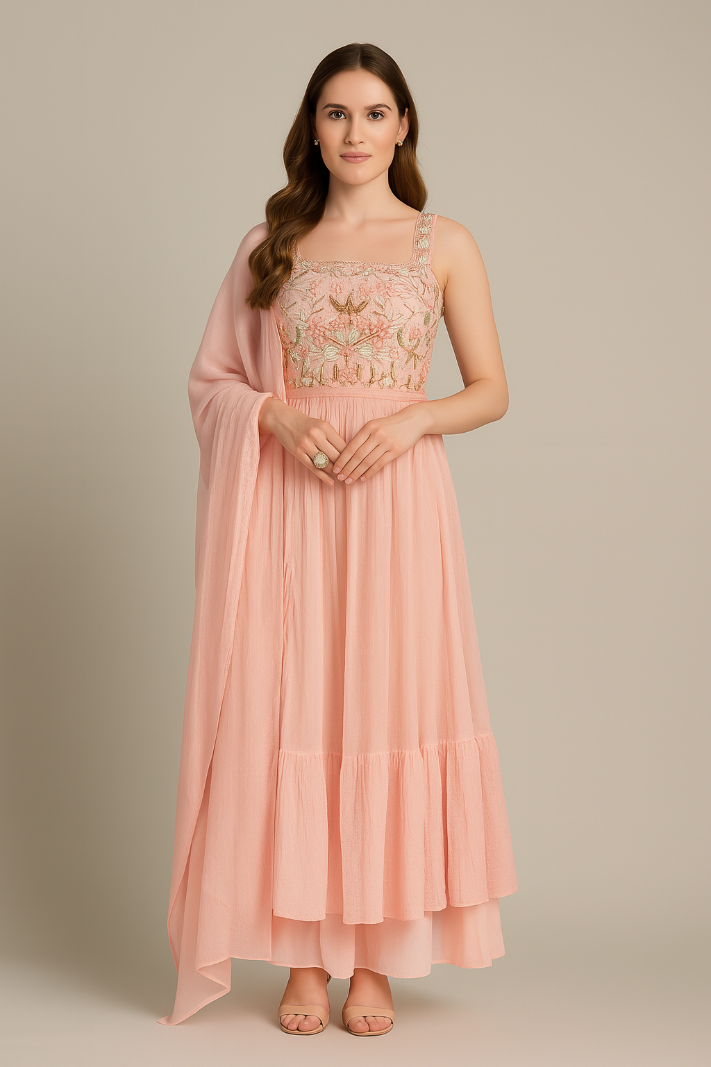 women plazzo suit